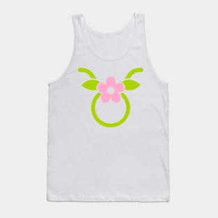 Floral Taurus Tank Top